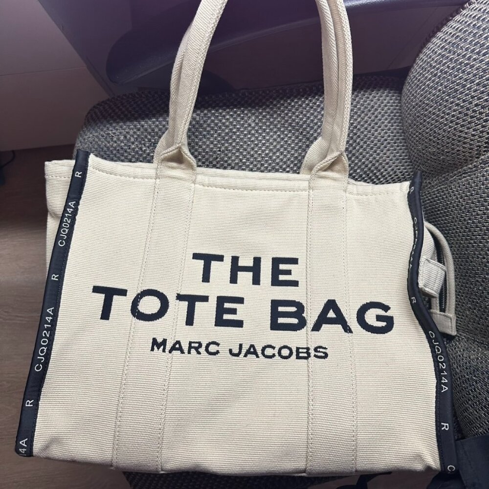 Marc Jacobs Large Jacquard Canvas Tote Bag